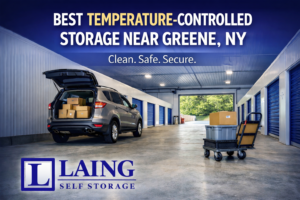 Temperature controlled self storage near Greene NY at Laing Self Storage serving Chenango County
